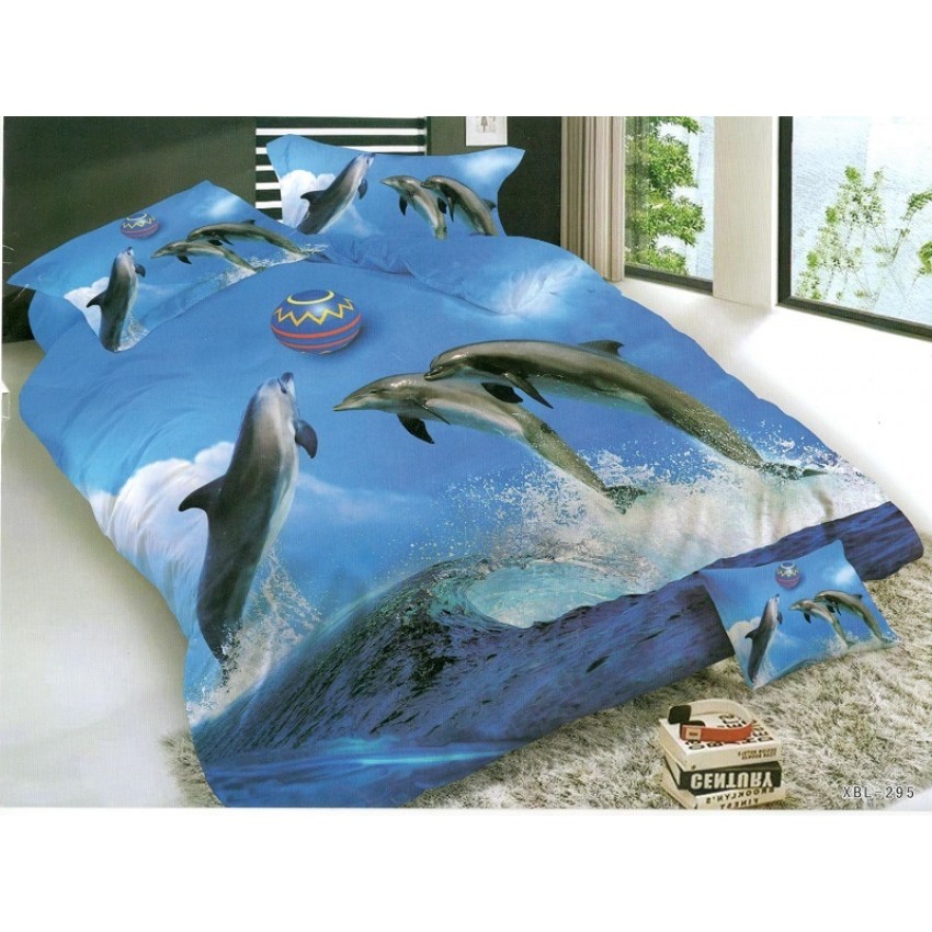 OFERTA 1+1 LENJERII 3D PENTRU PAT DUBLU COD LJ5