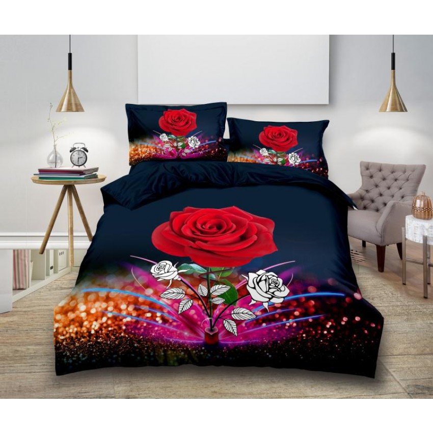 OFERTA 1+1 LENJERII 3D PENTRU PAT DUBLU COD LJ19