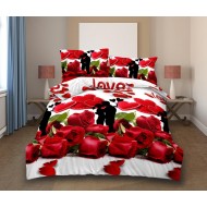 OFERTA 1+1 LENJERII 3D PENTRU PAT DUBLU COD LJ34