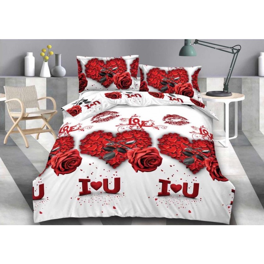 OFERTA 1+1 LENJERII 3D PENTRU PAT DUBLU COD LJ40