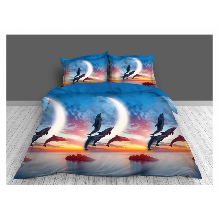 OFERTA 1+1 LENJERII 3D PENTRU PAT DUBLU COD LJ56