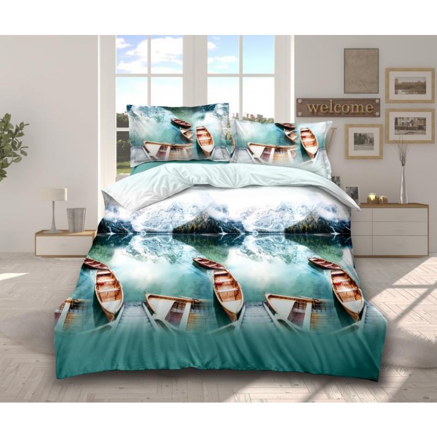 OFERTA 1+1 LENJERII 3D PENTRU PAT DUBLU COD LJ76