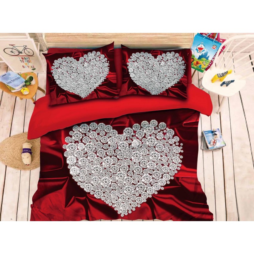 OFERTA 1+1 LENJERII 3D PENTRU PAT DUBLU COD LJ124