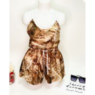 OFERTA 1+1 GRATIS: Pijama dama 2 piese din satin cod PST1