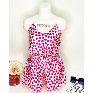 OFERTA 1+1 GRATIS: Pijama dama 2 piese din satin cod PST16