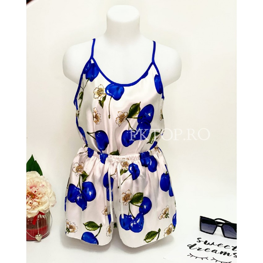 OFERTA 1+1 GRATIS: Pijama dama 2 piese din satin cod PST5