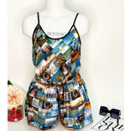 OFERTA 1+1 GRATIS: Pijama dama 2 piese din satin cod PST84